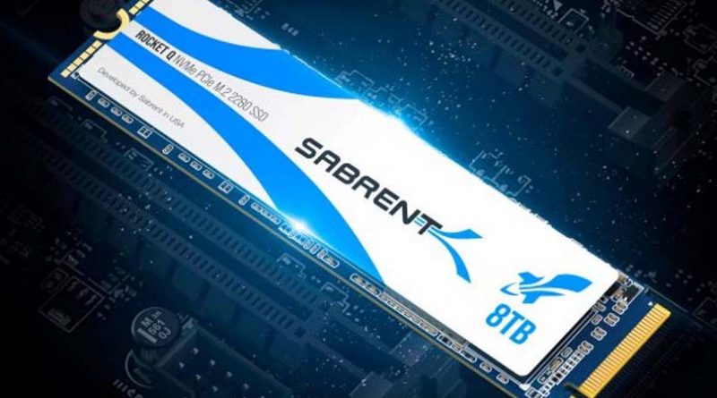 Sabrent introduces the first 8TB M.2 SSD